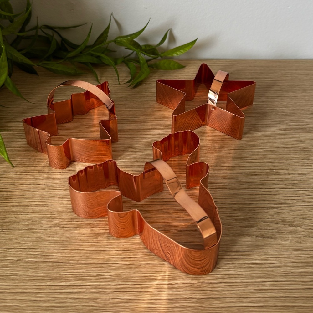 Copper Cookie Cutter Set